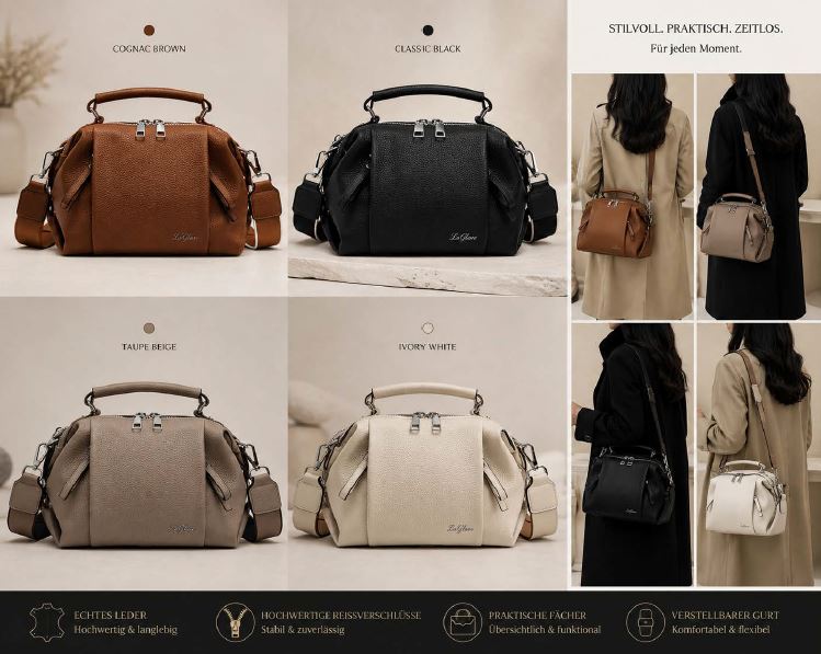 LaGlare Signature Leather Bag