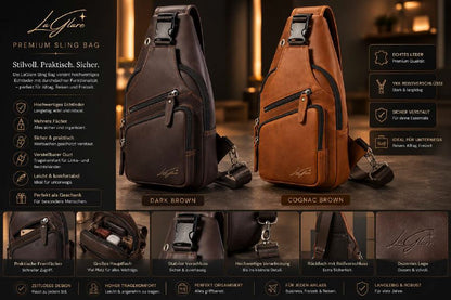 LaGlare Premium Leder Crossbody Bag